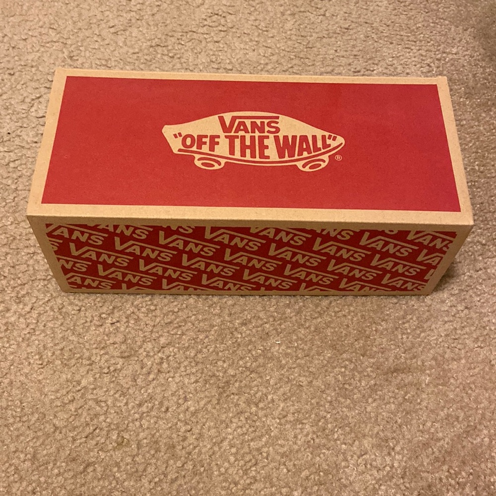 Burgundy Vans Low Top